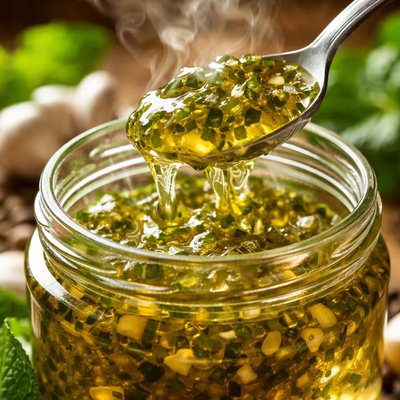 Image of Garden Mint Jelly with a Hint of Garlic