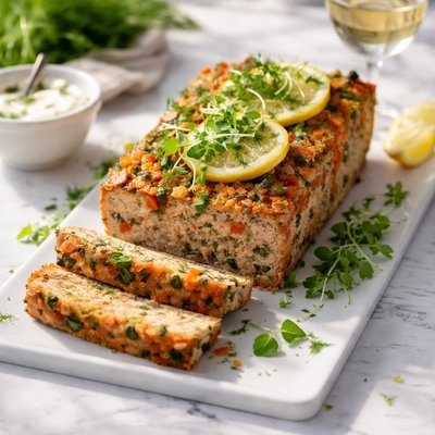 Image of Garden Salmon Loaf