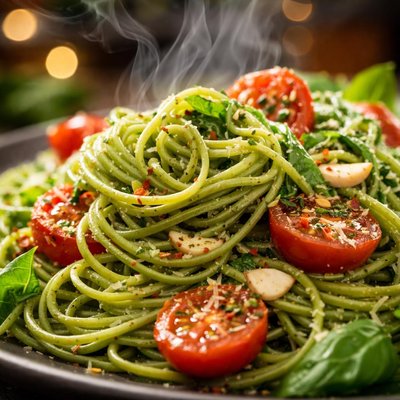 Image of Garden Spinach Angel Hair Pasta
