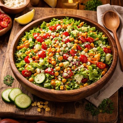 Image of Garden Vegetable Chopped Salad
