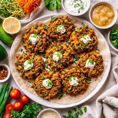 Image of Garden Vegetable Latkes