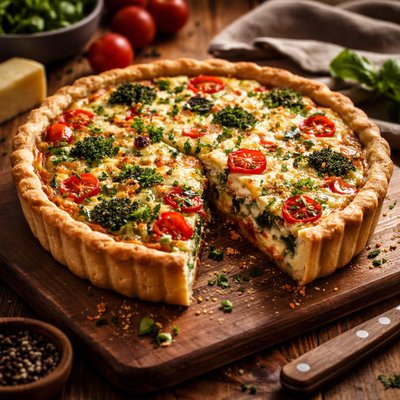 Image of Garden Vegetable Quiche