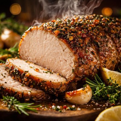 Image of Garlic and Herb Roast Pork