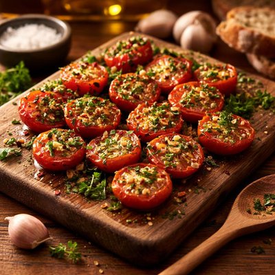 Image of Garlic and Herb Tomatoes