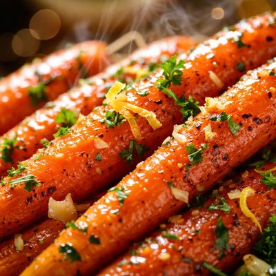 Image of Garlic and Lemon Carrots
