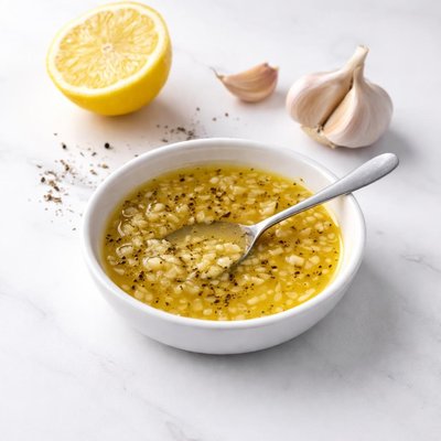 Image of Garlic and Lemon Vinaigrette