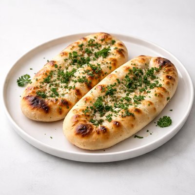 Image of Garlic and Parsley Hearthbreads