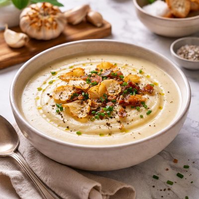 Image of Garlic and Potato Soup
