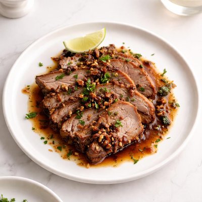 Image of Garlic and Red Wine Cuban Roast Pork