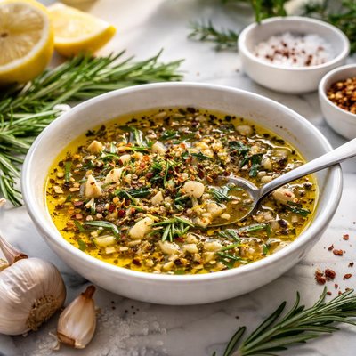 Image of Garlic and Rosemary Steak Marinade