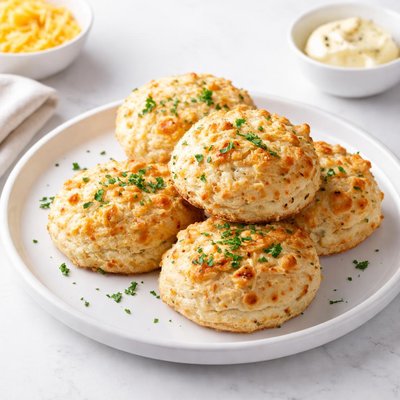 Image of Garlic and Sharp Cheddar Biscuits