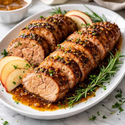 Image of Garlic Apple Butter Pork Tenderloin