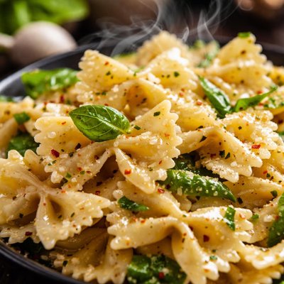 Image of Garlic Basil Bow Ties