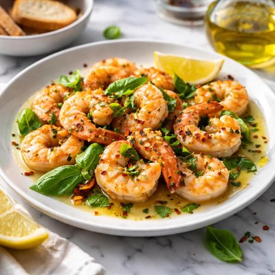 Image of Garlic Basil Shrimp