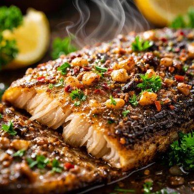 Image of Vientre de Bangus con Mantequilla de Ajo