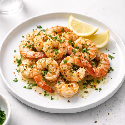 Image of Camarones al Ajillo sin Lácteos