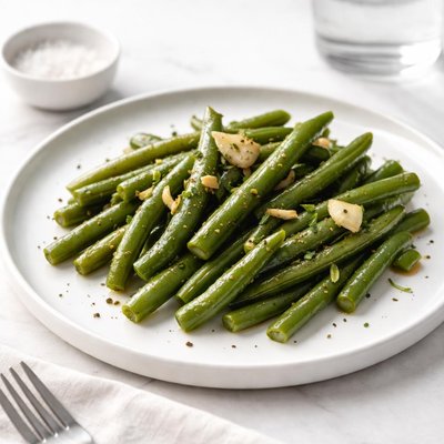 Image of Garlic Canned Green Beans