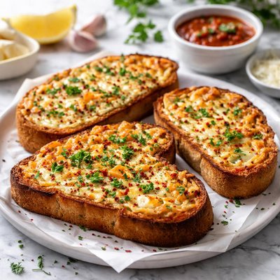 Image of Tostadas de Ajo y Queso Sin Lácteos