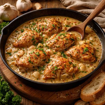 Image of Garlic Chicken Gravy