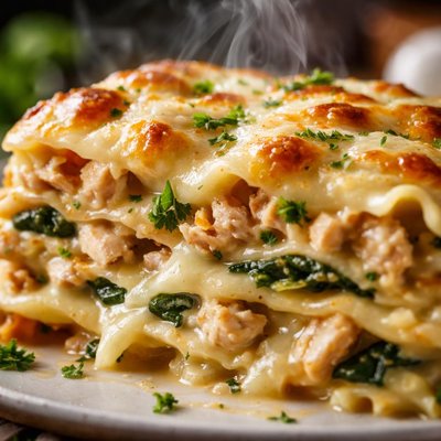 Image of Garlic Chicken Lasagna