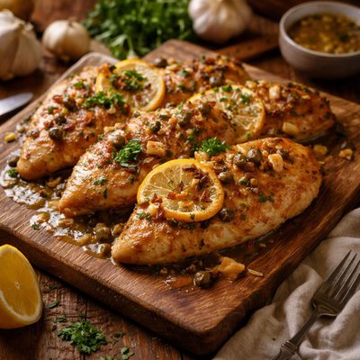 Image of Garlic Chicken Piccata