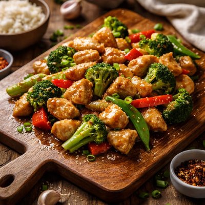 Image of Garlic Chicken Stir Fry