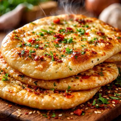 Image of Whole30 Garlic Chili Naan