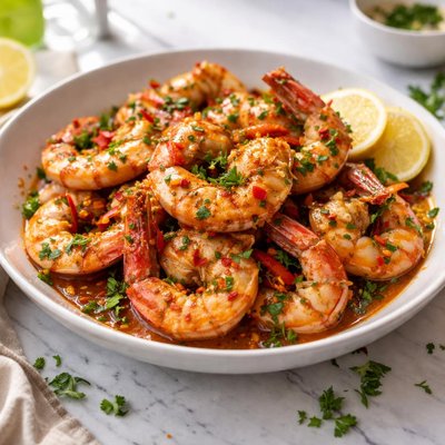 Image of Garlic Chili Prawns