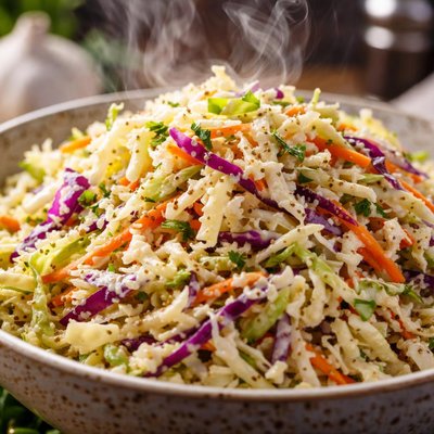 Image of Garlic Coleslaw Col Con Aderezo De Ajo