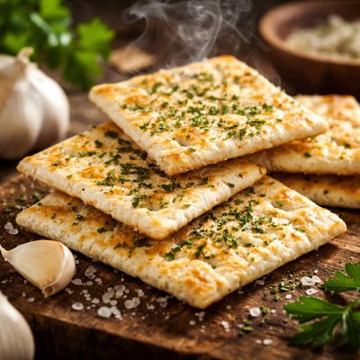 Image of Garlic Flavored Saltine Crackers