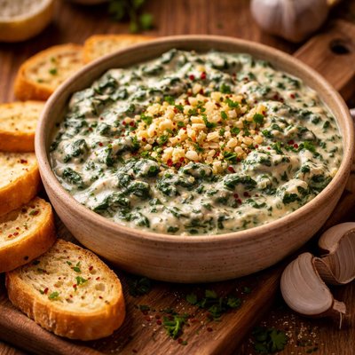Image of Garlic Garlic Garlic Spinach Dip Mmm