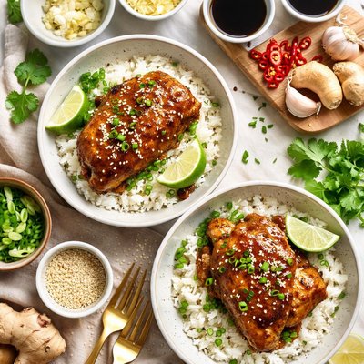 Image of Garlic Ginger Chicken for Two