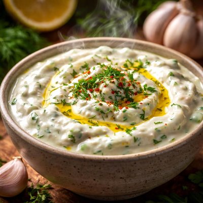 Image of Garlic Greek Sauce