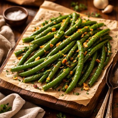 Image of Whole30 Garlic Green Beans