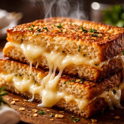 Image of Garlic Grilled Cheese