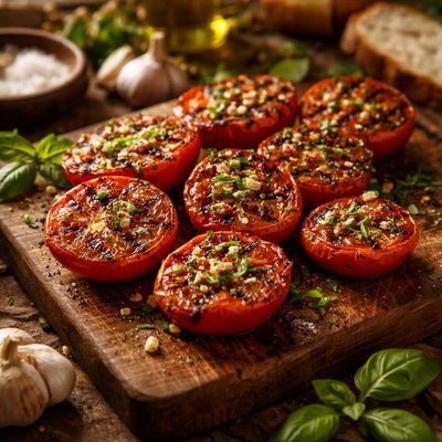 Image of Garlic Grilled Tomatoes