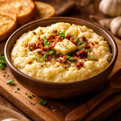 Image of Garlic Grits Southern Style