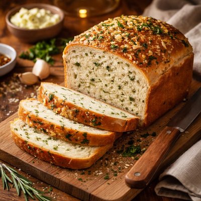 Image of Garlic Herb Bread in Your Bread Machine
