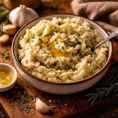 Image of Garlic Herbed Mashed Potatoes