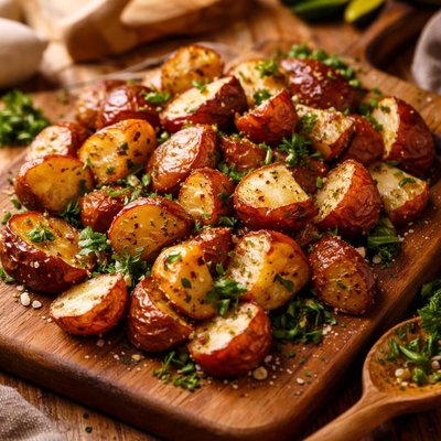 Image of Garlic Herbed Roasted Red Skin Potatoes