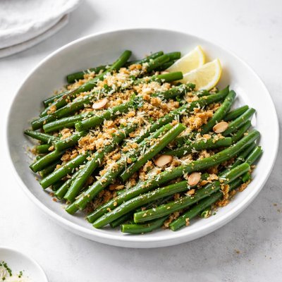 Image of Garlic Lemon Green Bean Casserole