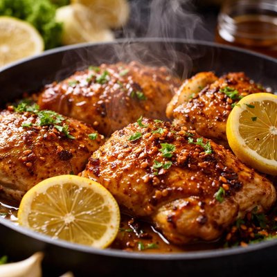 Image of Garlic Lemon Honey Chicken