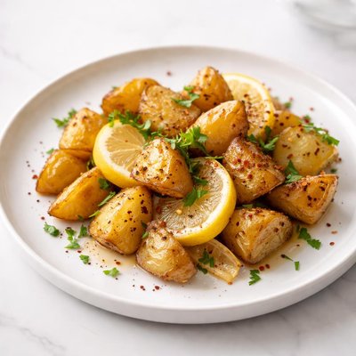 Image of Garlic Lemon Potatoes