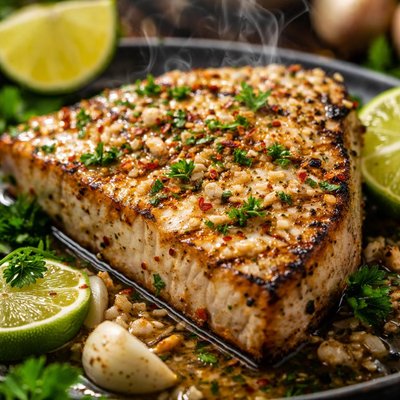 Image of Garlic Lime Swordfish