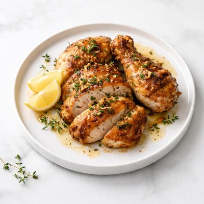 Image of Garlic Marinated Roasted Chicken