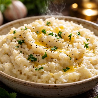 Image of Garlic Mashed Cauliflower