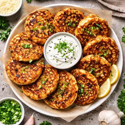 Image of Garlic Mashed Potato Pancakes