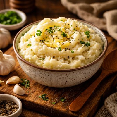 Image of Whole30 Garlic Mashed Potatoes