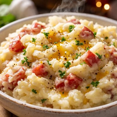 Image of Garlic Mashed Red Potatoes
