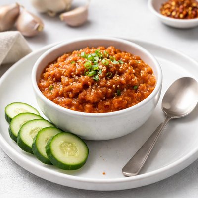 Image of Chutney de Ajo y Cebolla Bajo en Grasa.